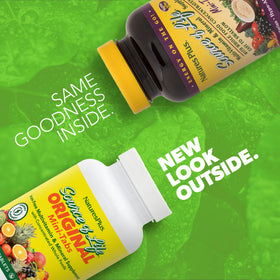 NaturesPlus Source of Life No Iron 180 Mini-Tabs arrière de l'emballage