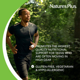 NaturesPlus Source of Life No Iron 180 tablettes avec bouchon