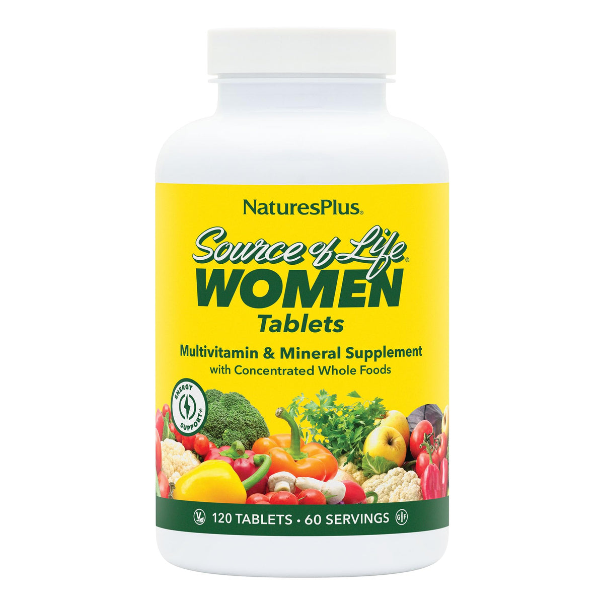 NaturesPlus Source of Life Women 120 comprimés vue avant