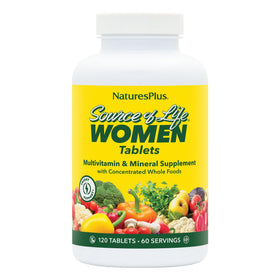 NaturesPlus Source of Life Women 120 comprimés vue avant