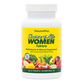 NaturesPlus Source of Life Women 60 comprimés vue de face
