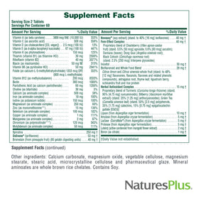 NaturesPlus Source of Life Women comprimés avec des ingrédients naturels