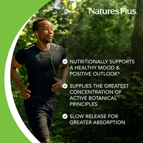 NaturesPlus St John's Wort 450 mg comprimés avec une main