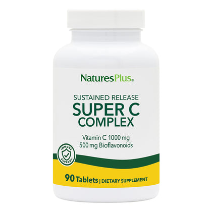 NaturesPlus Super C Complex 1000mg Vitamine C comprimés vue de face