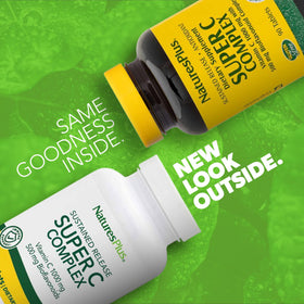 NaturesPlus Super C Complex 1000mg Vitamine C comprimés vue latérale