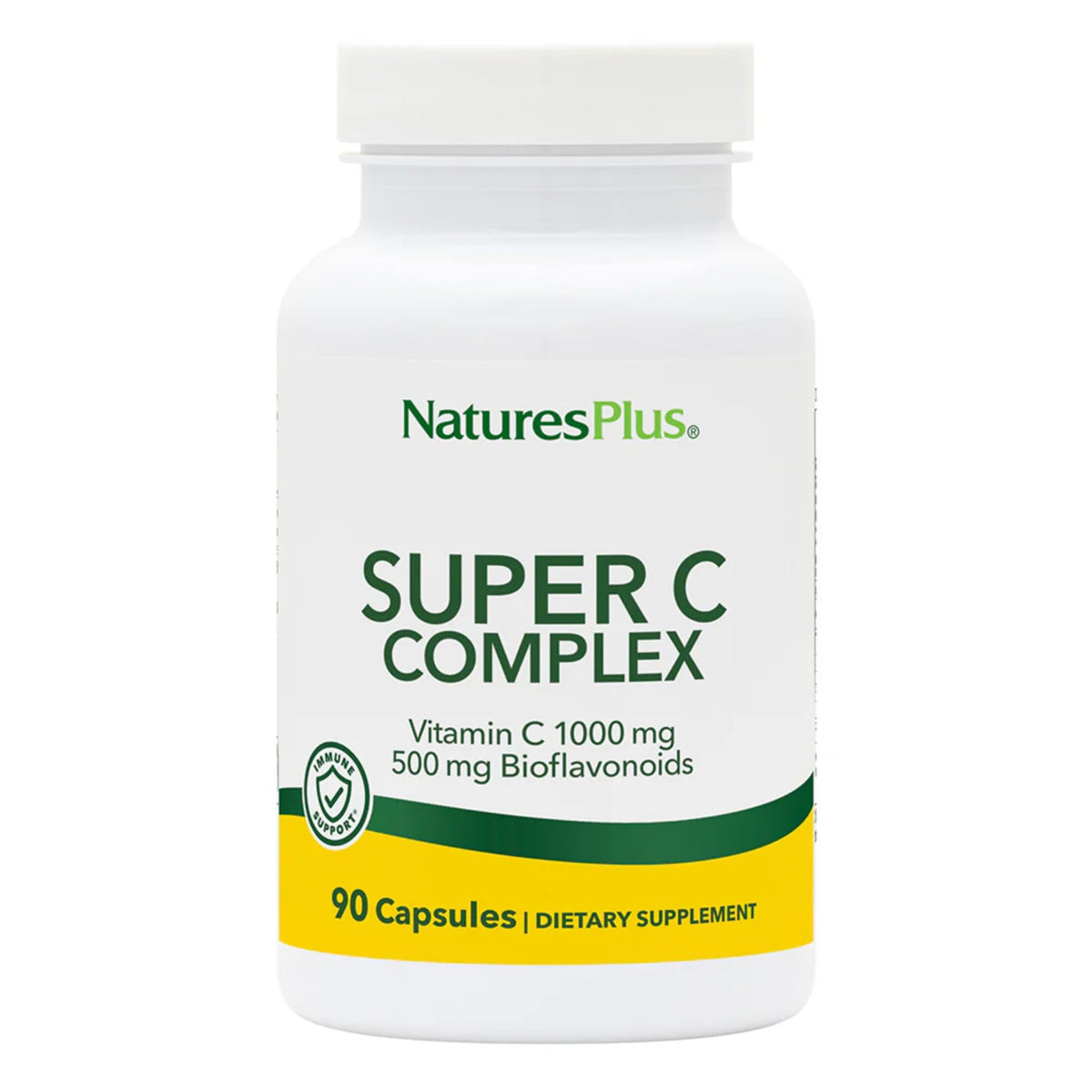 NaturesPlus Super C Complex 90 capsules vue de face