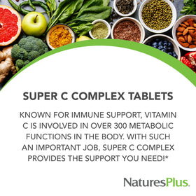 NaturesPlus Super C Complex capsules sur une table