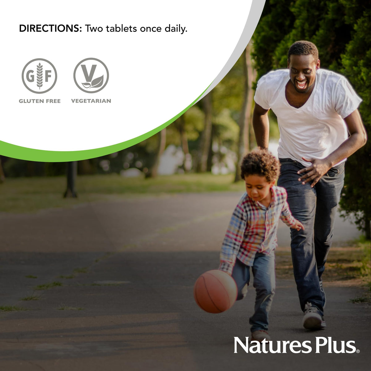 NaturesPlus Tri-daily wellness comprimés avec d'autres compléments alimentaires