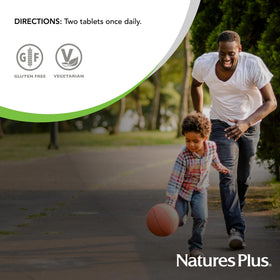NaturesPlus Tri-daily wellness comprimés avec d'autres compléments alimentaires