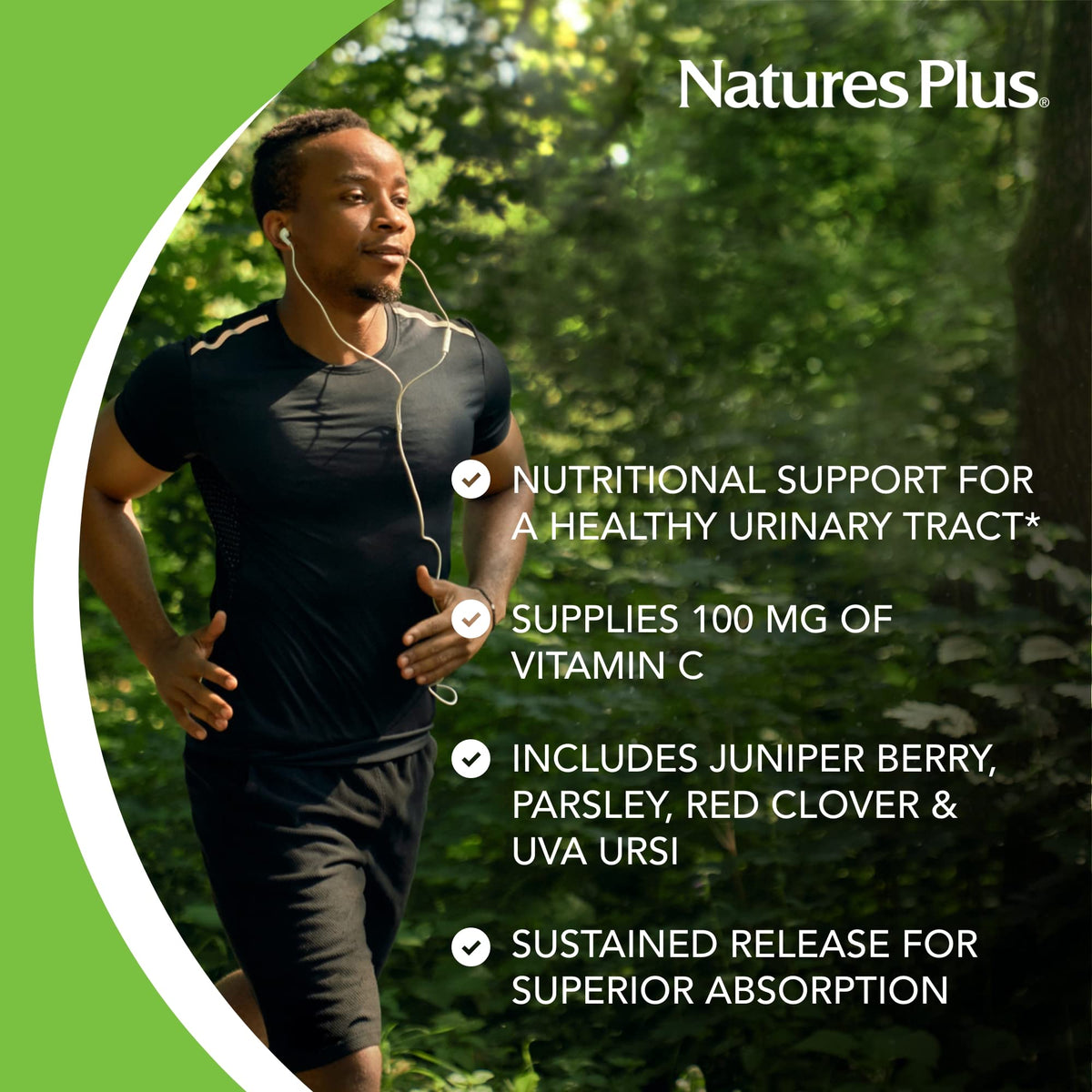 NaturesPlus Ultra Cranberry 1000mg comprimés avec bouteille