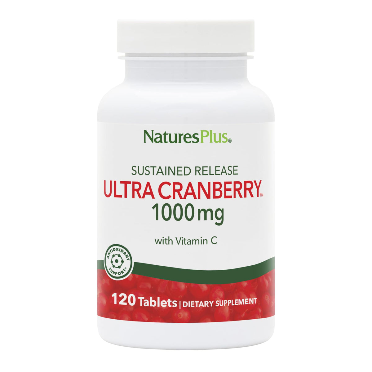 NaturesPlus Ultra Cranberry 1000mg comprimés vue avant