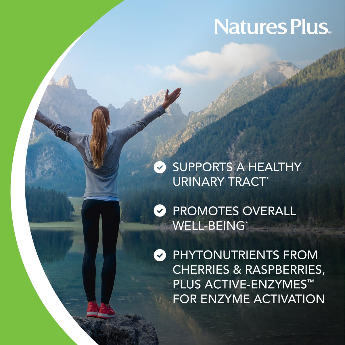 NaturesPlus Ultra Cranberry 1500 comprimés dans un environnement de cuisine