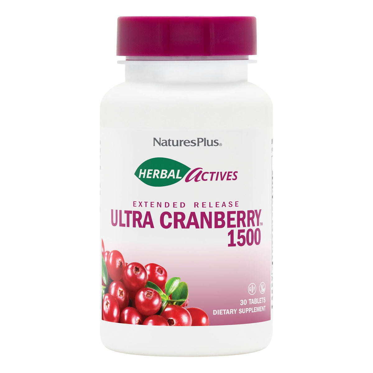 NaturesPlus Ultra Cranberry 1500 comprimés vue avant