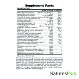 NaturesPlus Ultra II 90 Tablettes vue de dessus sur une table