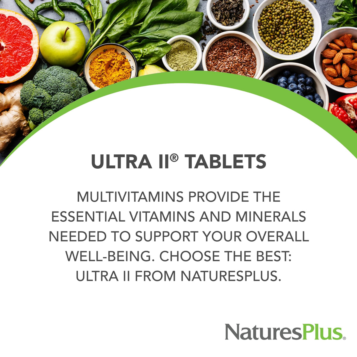 NaturesPlus Ultra II comprimés en gros plan