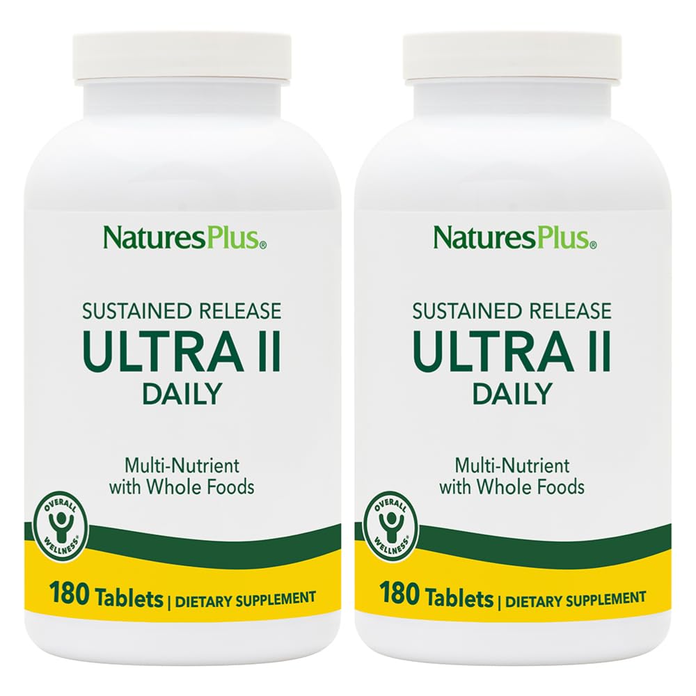NaturesPlus Ultra II Daily 180 comprimés vue de face avec packaging
