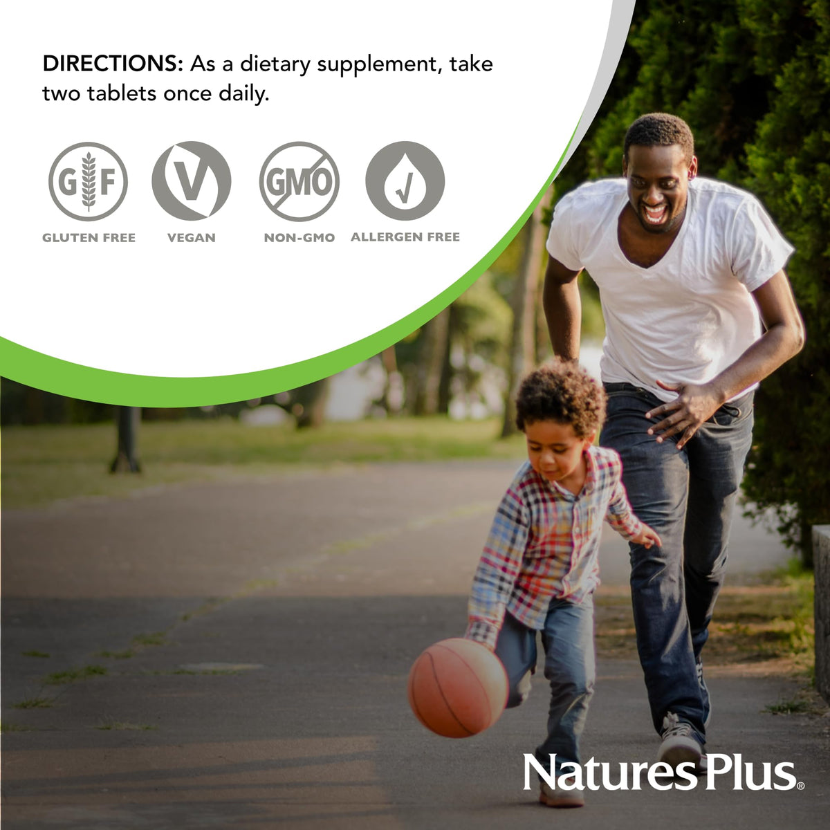 NaturesPlus Ultra Juice Multivitamin ingrédients listés sur l'emballage