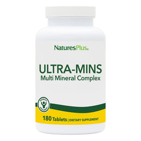 NaturesPlus Ultra-Mins 180 comprimés de complexe minéral avant