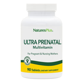 NaturesPlus Ultra Multivitamine Prénatale 90 comprimés végétariens, vue avant