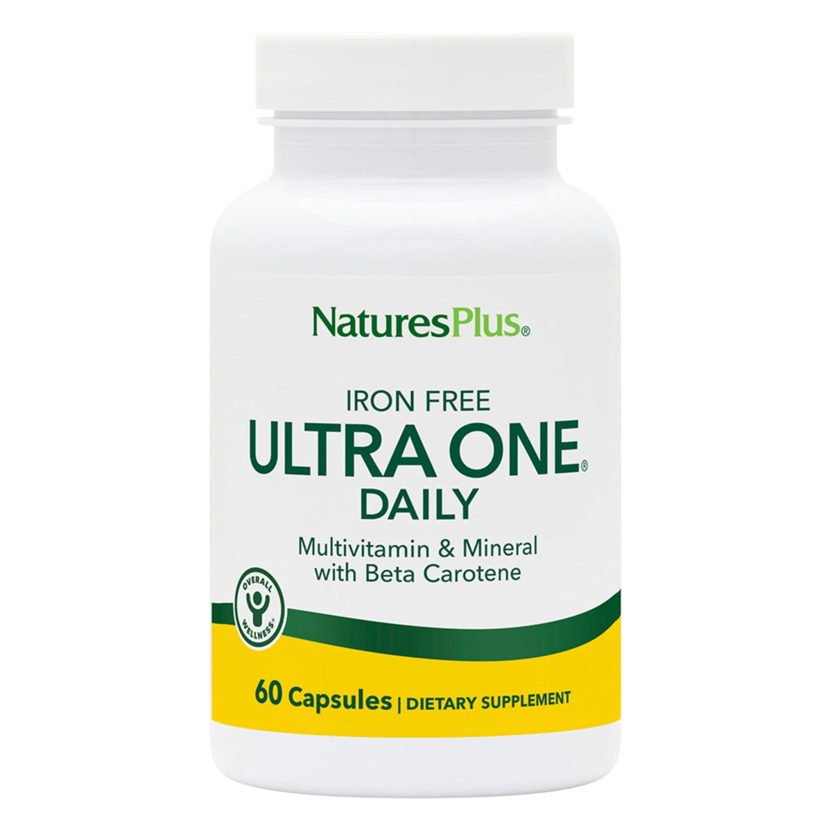 NaturesPlus Ultra One Daily 60 capsules vue de face