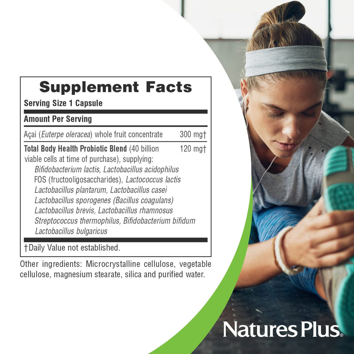 NaturesPlus Ultra Probiotics 30 capsules végétales avec acai