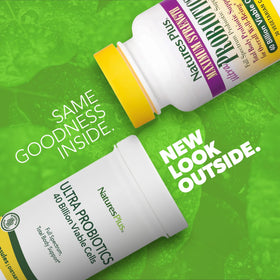 NaturesPlus Ultra Probiotics 30 capsules végétales vue arrière