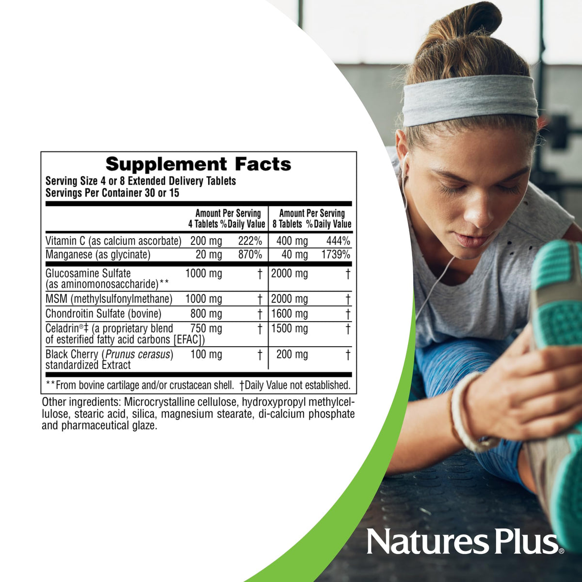 NaturesPlus Ultra Rx-Joint Triple Strength 120 comprimés, ingrédients