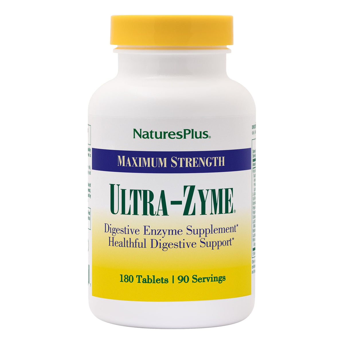 NaturesPlus Ultra-Zyme 180 comprimés vue de face