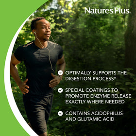 NaturesPlus Ultra-Zyme comprimés avec bouteille ouverte
