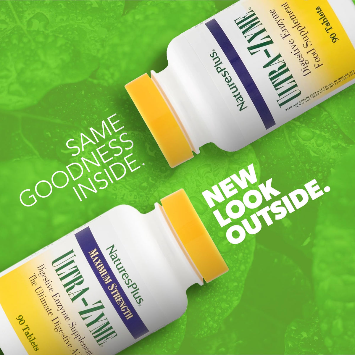 NaturesPlus Ultra-Zyme emballage avec informations nutritionnelles
