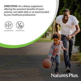 NaturesPlus Valériane 600mg, informations sur l'étiquette