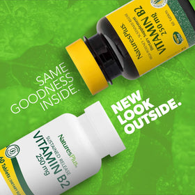 NaturesPlus Vitamine B2 250 mg comprimés - vue de côté