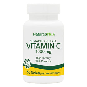 NaturesPlus Vitamine C 1000 mg comprimés à libération prolongée, vue de face