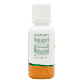 NaturesPlus Vitamine C Liquide 1000 mg versé dans une cuillère