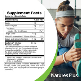 NaturesPlus Vitamine D3 1000 UI goût Maui Berry avec fruits