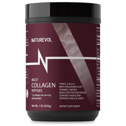 NATUREVOL Poudre de Collagène Multi 540g vue de face