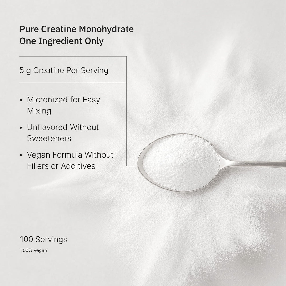 NATUREVOL Poudre de Créatine Monohydrate 581g vue de dos
