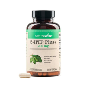 NatureWise 5-HTP 200 mg supplément vegan face avant