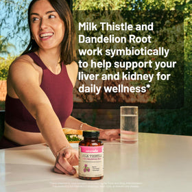 NatureWise Chardon-Marie capsules avec des ingrédients naturels