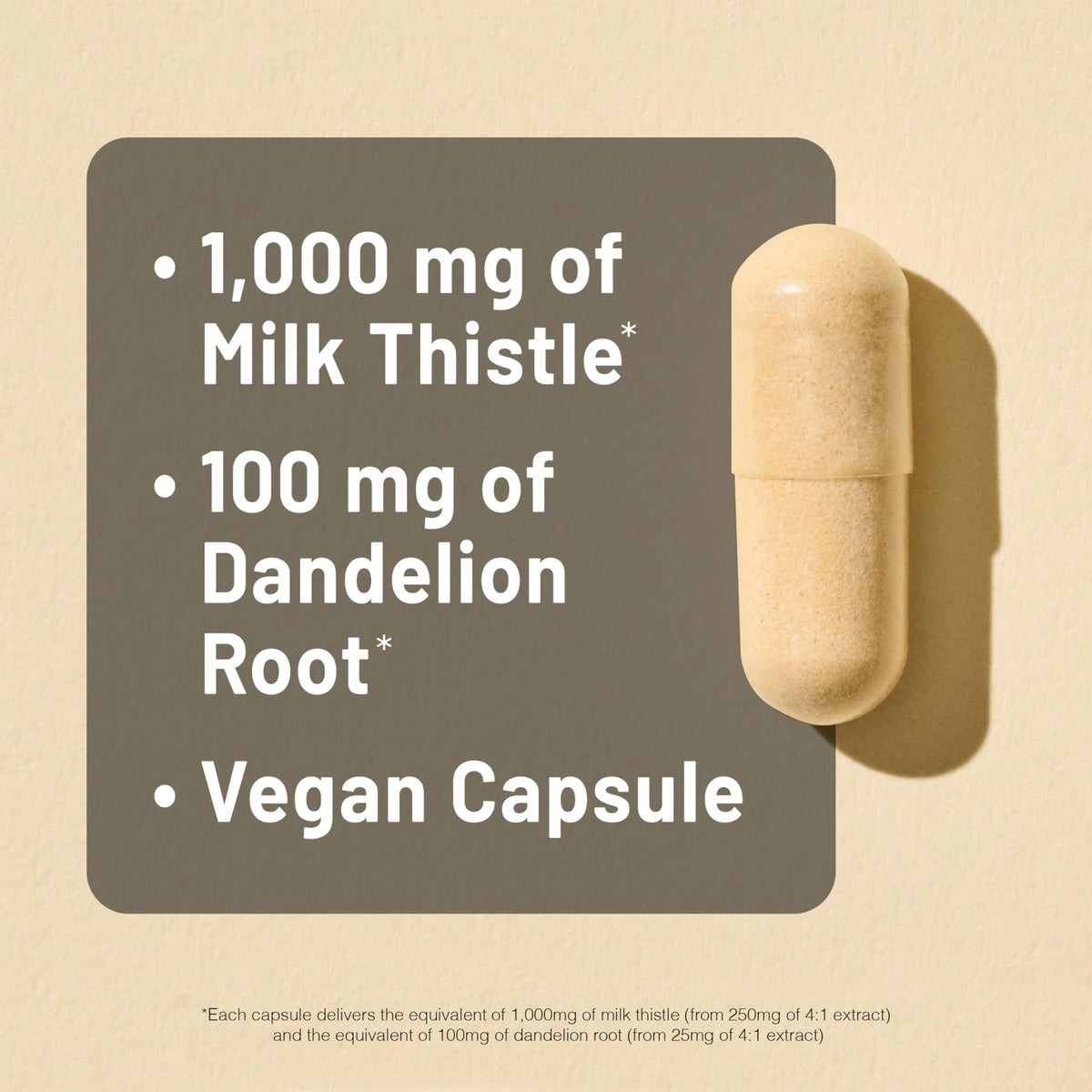 NatureWise Chardon-Marie capsules ouvertes montrant le contenu