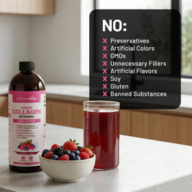 NatureWise Collagène Liquide 4000mg en usage quotidien