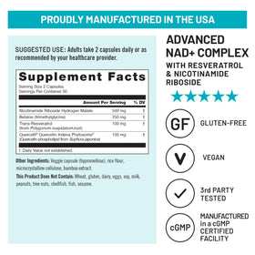NatureWise Complexe NAD+ capsules ouvertes