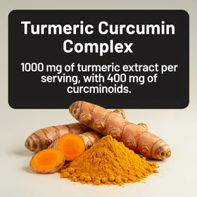 NatureWise Curcuma Curcumin 1000mg gélules sur fond blanc