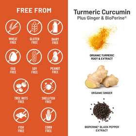 NatureWise Curcuma Curcumine 360 capsules avec dosage