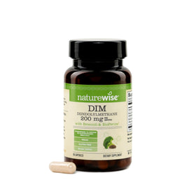 NatureWise DIM Diindolylmethane 200mg 60 capsules vue de face