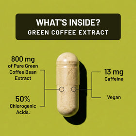 NatureWise Extrait de Grain de Café Vert 800mg capsules végétales