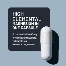 NatureWise Glycinate de Magnésium 400 mg capsules sur une table