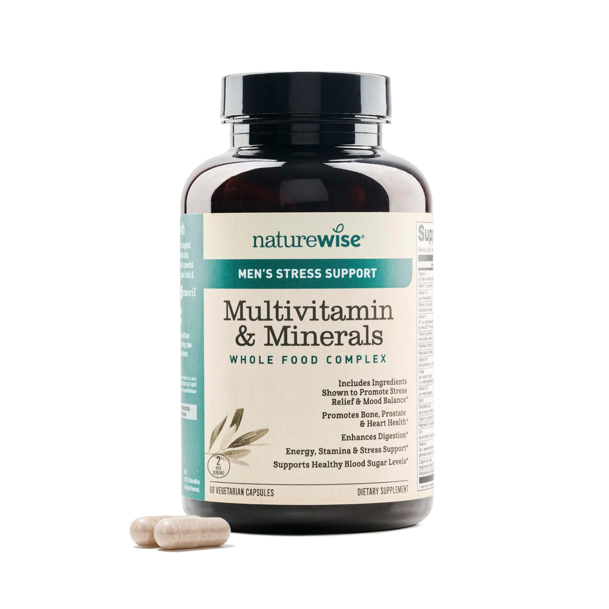 NatureWise Multivitamin pour Hommes 60 capsules vue avant