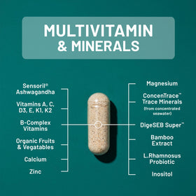 NatureWise Multivitamin pour Hommes capsules sur une table