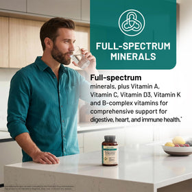 NatureWise Multivitamin pour Hommes vue latérale de l'emballage